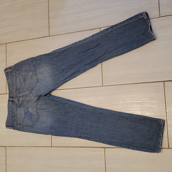 Gap Straight Leg Pink Distressed Jeans - Picture 6 of 6